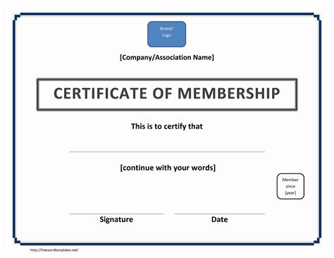 certificate  membership