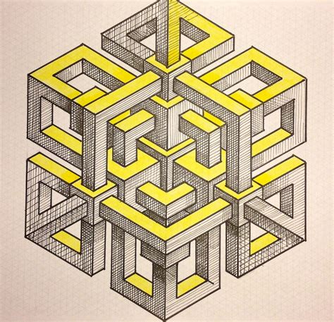 impossible  behance geometric art geometric design art geometric