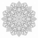 Coloring Ornate sketch template