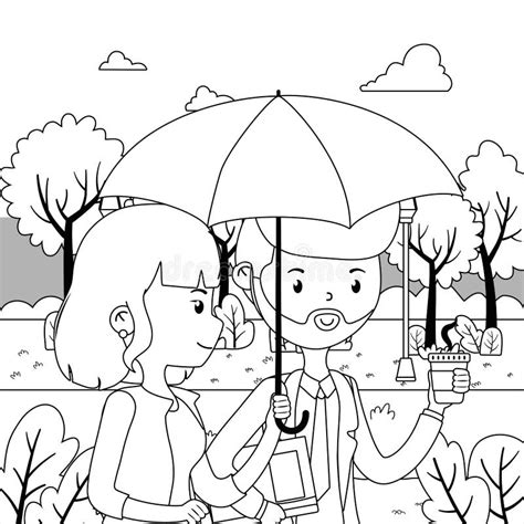 couple  woman  man cartoon design stock vector illustration