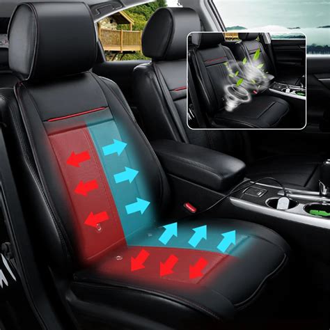 auto car heated seat covers pad electric cushion ventilation  cooling warm heated