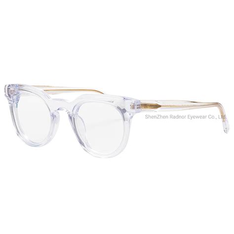 Over Size Acetate Optical Frames Crystal Color Eco Friendly Material