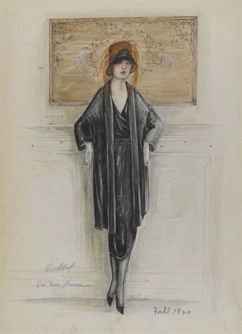 Callot Sketch 035 050 Fall 1920 Museum Fashion Vintage Fashion