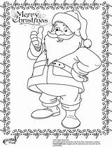 Santa Claus Coloring Pages Kids Christmas Colour Funny Someone Do Chiristmas People sketch template