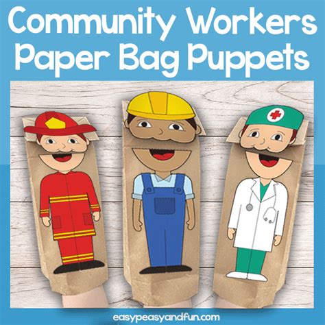 community helpers puppets