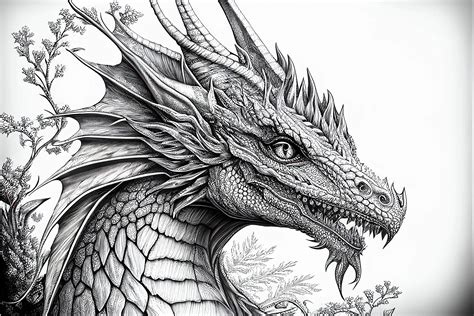 adult coloring pages  dragons