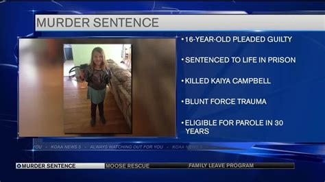 Sixteen Year Old Sentenced To Life In Prison For Death Of Kiaya