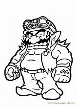 Mario Coloring Kart Wario Bros Pages Games Coloriage Easy Kids Kb Drawings Characters sketch template