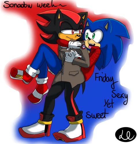 sonadow week~ friday sexy yet sweet by ncond3 on deviantart