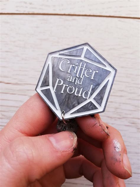 Critical Role Pin Critter And Proud Geek And Artsy