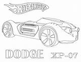 Wheels Hot Xp Dodge Coloring Netart sketch template