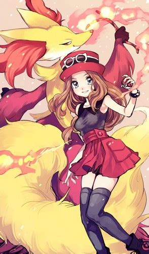Pokémon Images Delphox And Serena