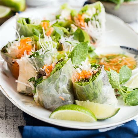 calories  rice vermicelli  spring rolls