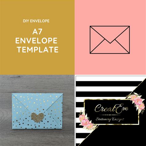 envelope template    createve stationery designs