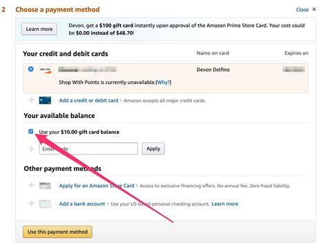 split payments  amazon   gift card  credit card business insider africa
