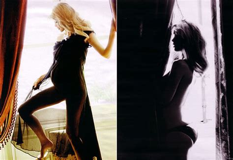 Inside The Claudia Schiffer Pregnancy Shoot For German