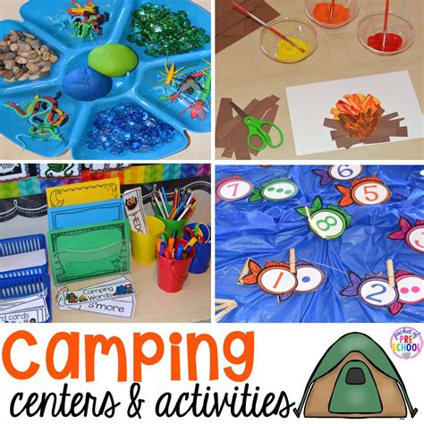 camping centers  activities pocket  preschool