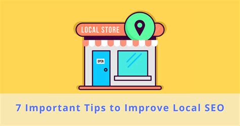 important tips  improve local seo