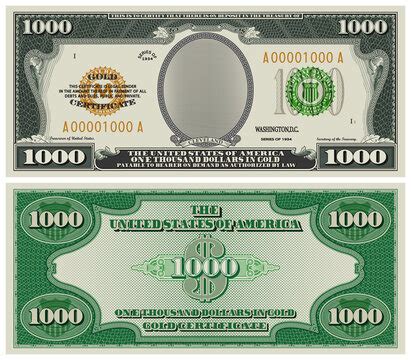 thousand dollar bill clipart