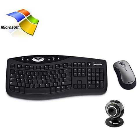 Microsoft Wireless Keyboard Mouse Webcam Combo Free