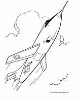 Coloring Airplane Pages Airplanes Color Planes sketch template