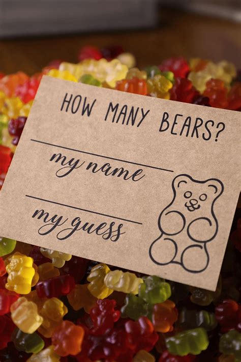 guess   gummy bears  printable printable word searches