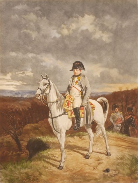 napoleon bonaparte horse painting  painting