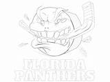 Predators Nashville Panthers sketch template