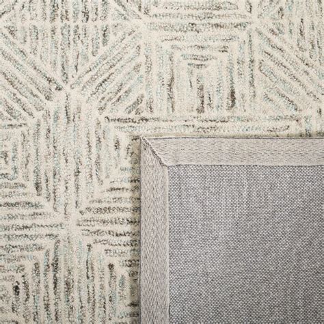 lior handmade ivory light blue rug and reviews birch lane