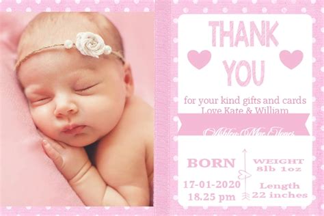 birth announcements personalised cards the invite factory