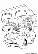 Mcqueen Coloring Lightning Cars Disney Pages Friends A4 Printable Print Color sketch template
