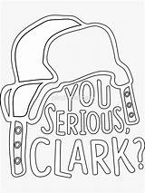 Eddie Cousin Redbubble Birchandbark Clark Removable Personalize sketch template