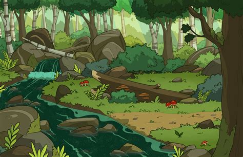 artstation olympic forest background cameron mccarthy warrior cats