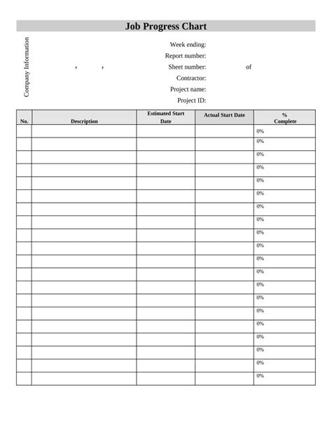 printable job sheet template printable cards