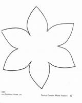 Template Flower Daffodil Craft Flowers Crafts Preschool Printable Felt Spring Templates Daffodils Outline Search Patterns Theme Choose Board Easter Paper sketch template