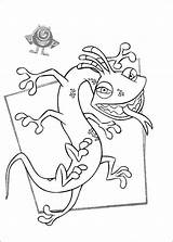 Monstres Cie Monsters Coloriage sketch template