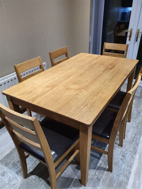 kitchen table   matching chairs  larne county antrim gumtree