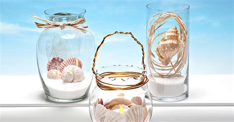 creative    sand shells vase