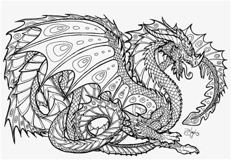 printable coloring pages hard dragon coloring pages  adults