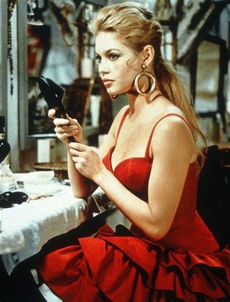Brigitte Bardot On The Set Of La Lumiere D’en Face 1959 Brigitte