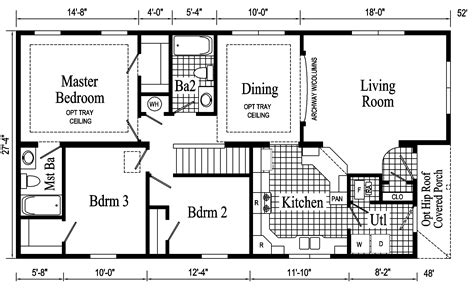 ranch home addition floor plans homeplanone