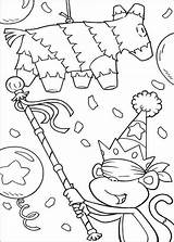 Fiesta Coloring Pages Birthday Dora Sheets Explorer Clipart Printable Party Library Print Colouring Color Cake Getcolorings Getdrawings Popular sketch template