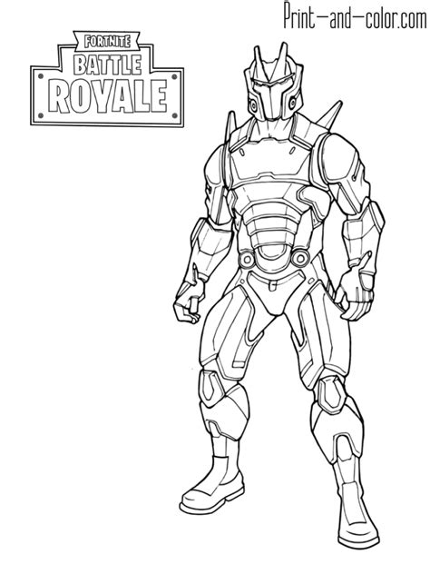 fortnite battle royale coloring page omega max level coloriage