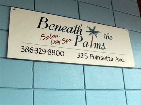 beneath  palms salon day spa tanning  poinsetta ave palatka