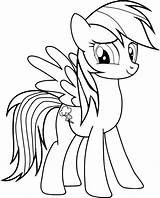 Rainbow Dash Coloring Pages sketch template