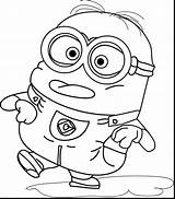 Coloring Minion Pages Getdrawings Print Minions sketch template