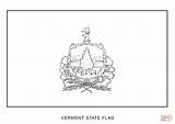 Coloring Vermont Flag State Pages Printable Silhouettes sketch template