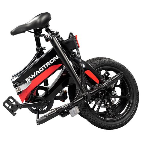 buy swagtron eb elite long range folding electric bike   wheels swappable battery