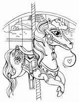 Tiffany Coloring Pages Getcolorings Spokane Carousel sketch template