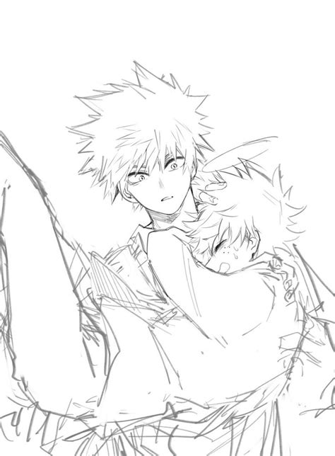 pin  ines  bakudeku   manga drawing anime  hero academia